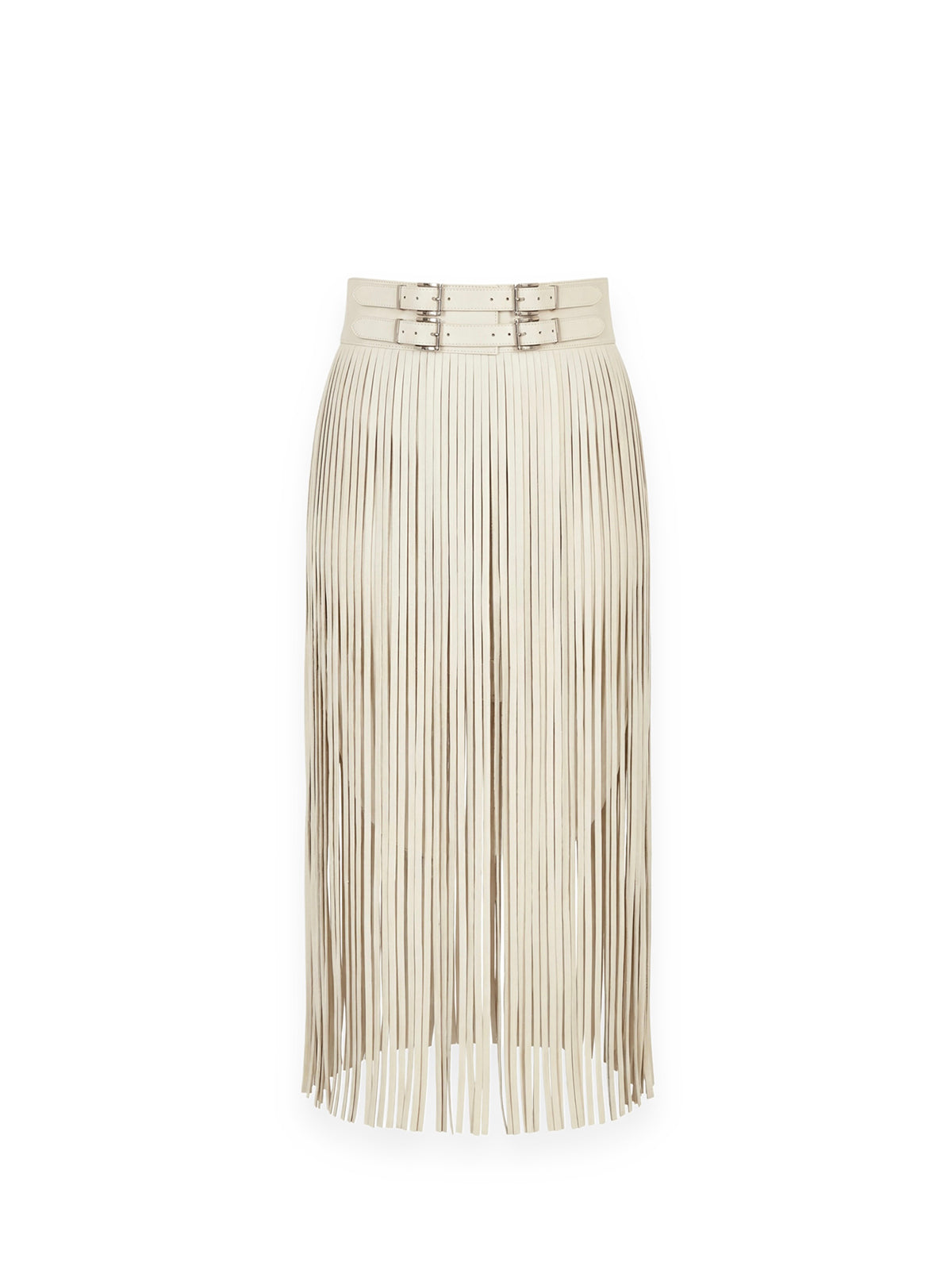 Belt fringe Avelot Milky White