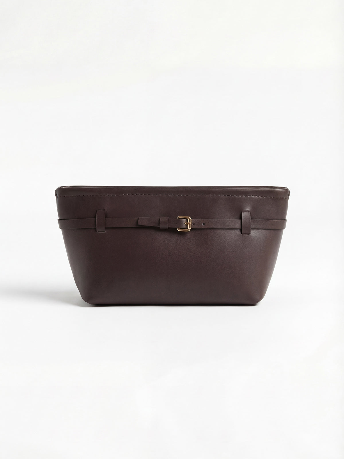 Makeup Bag with Strap Chocolate, S
