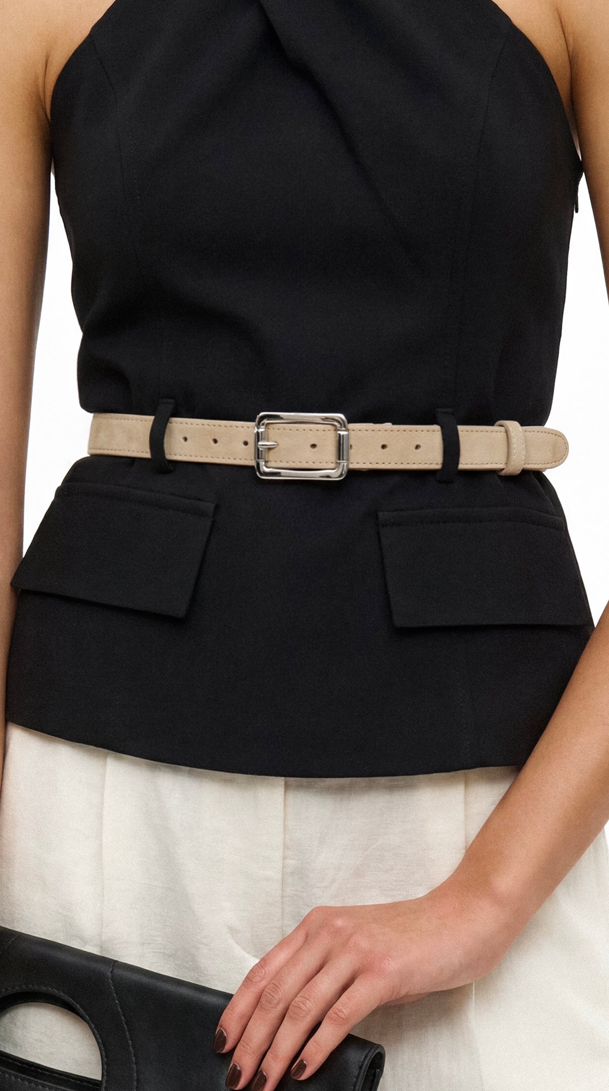 Belt Noxia Beige Suede