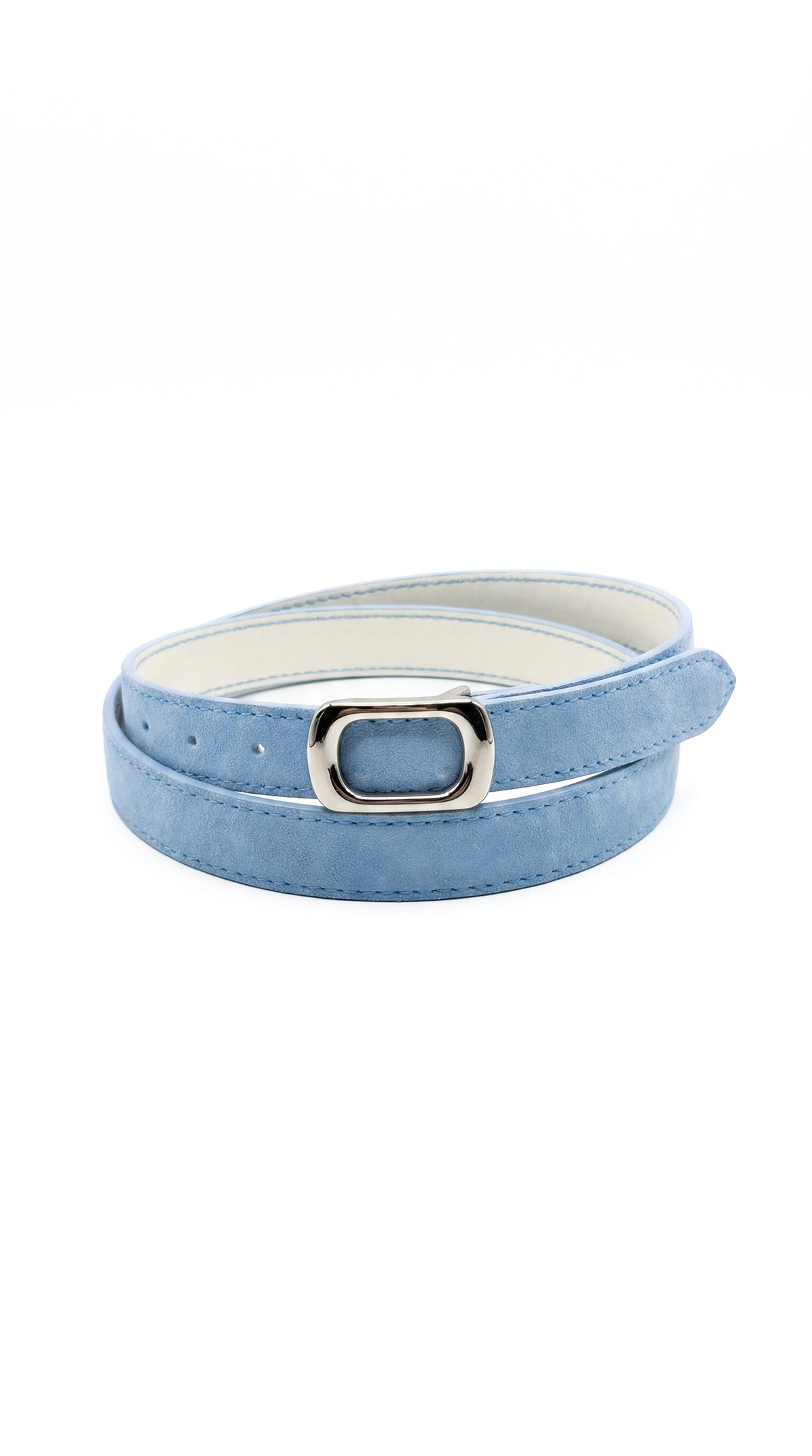 Belt Sati Blue Suede