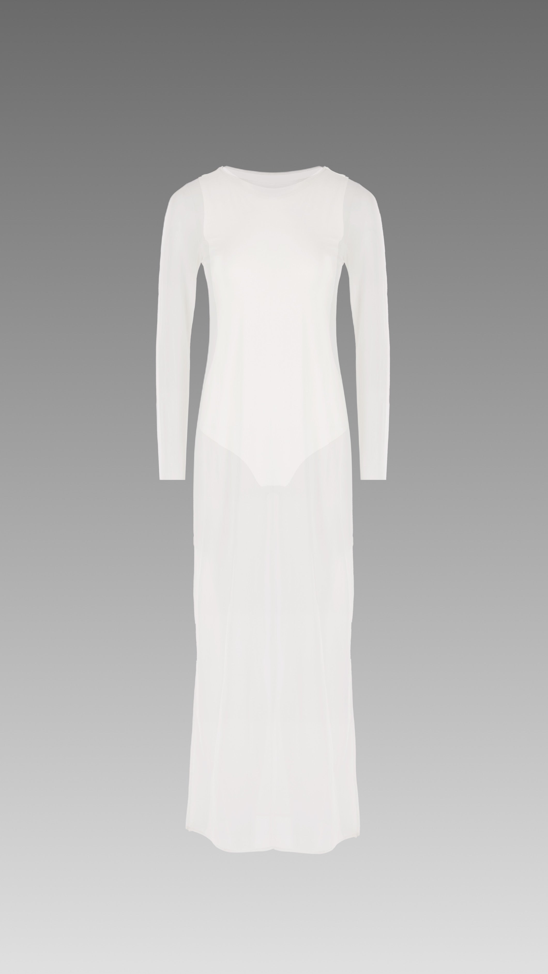 Dress with Bodysuit Shady Milky White