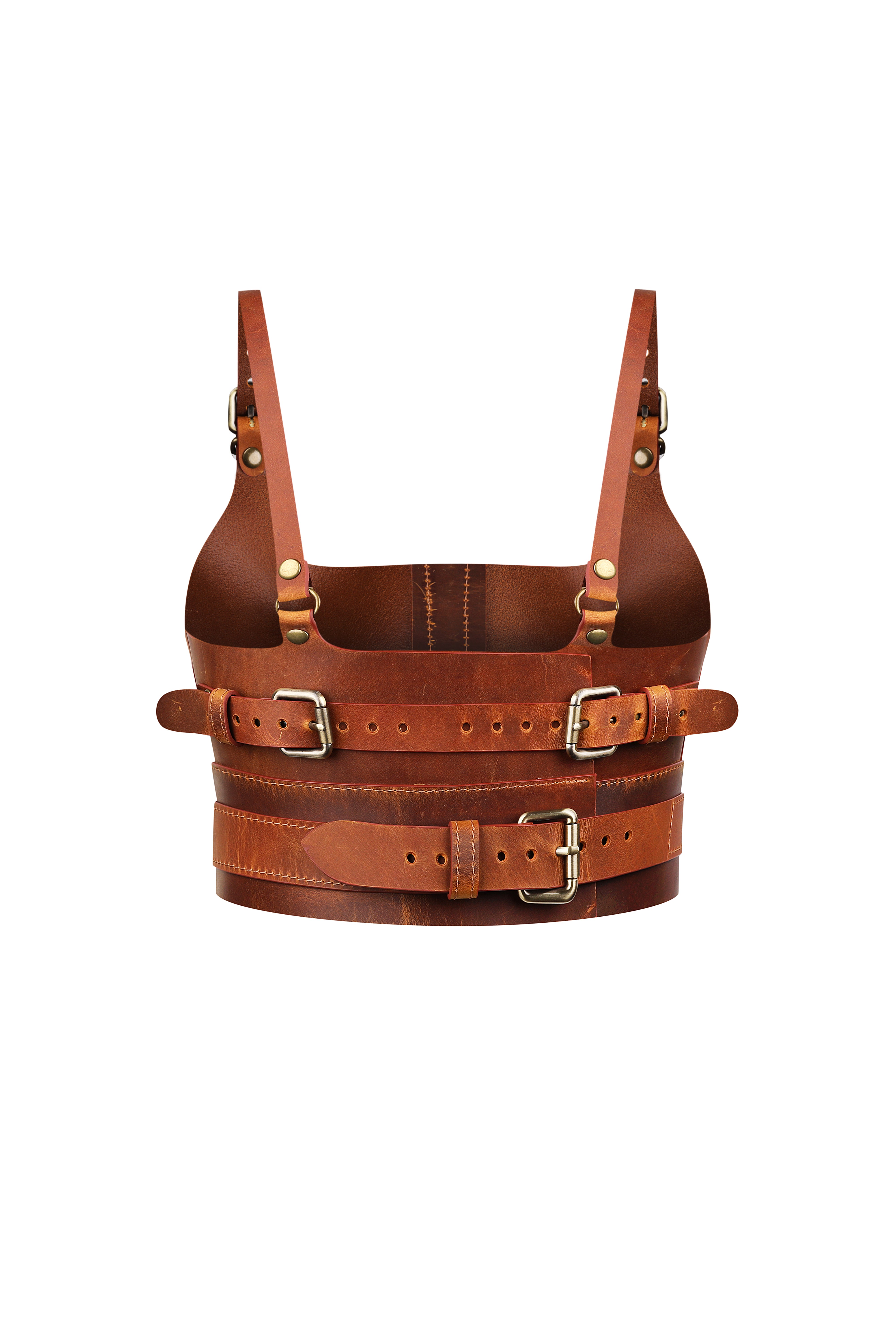 Corset Kairo Brown crazy horse