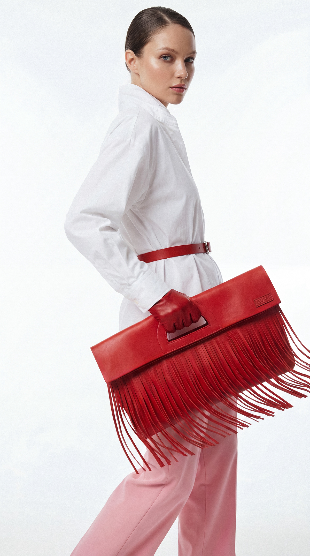 Bag RIGfringe Mini Red Smooth Leather