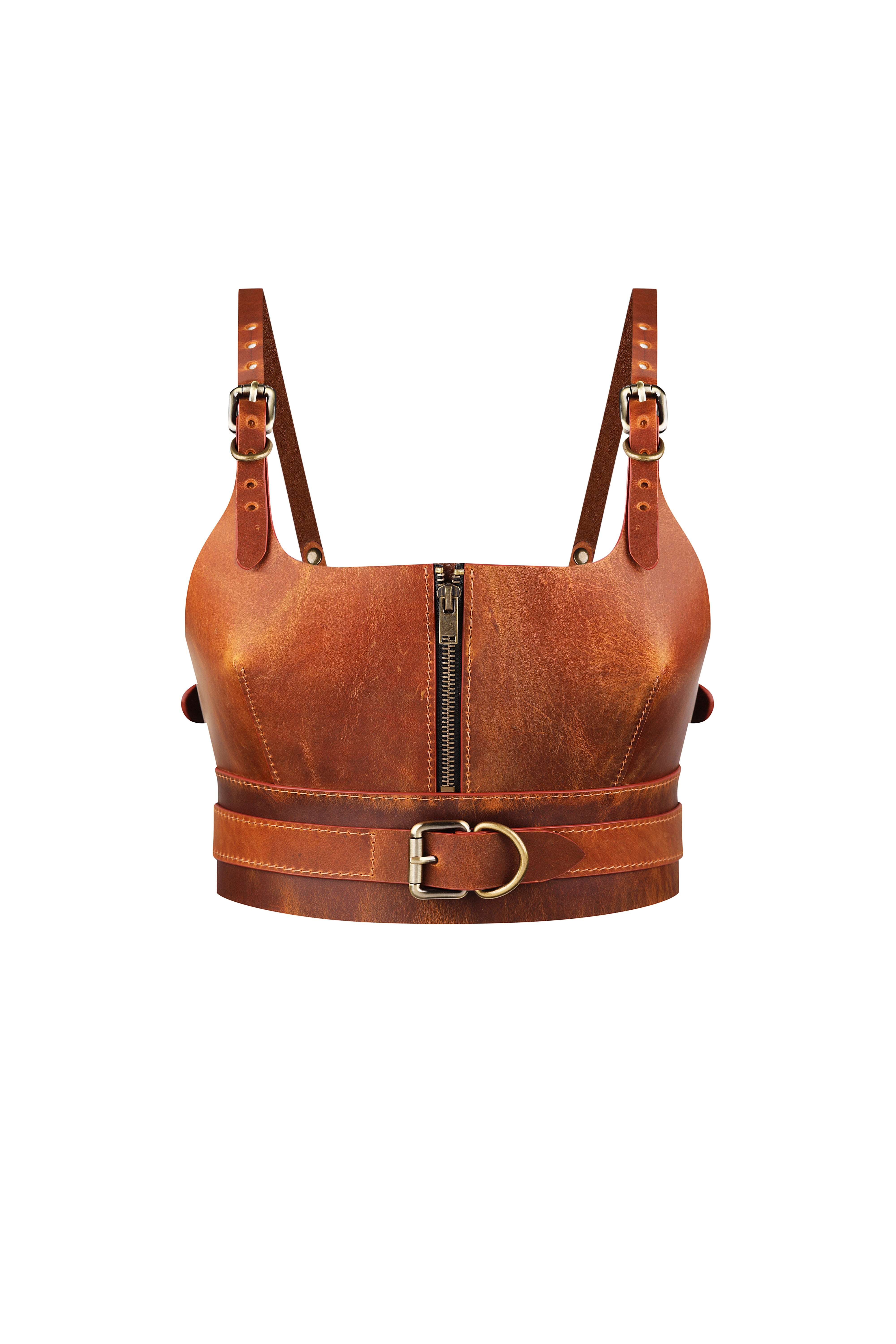Corset Kairo Brown crazy horse