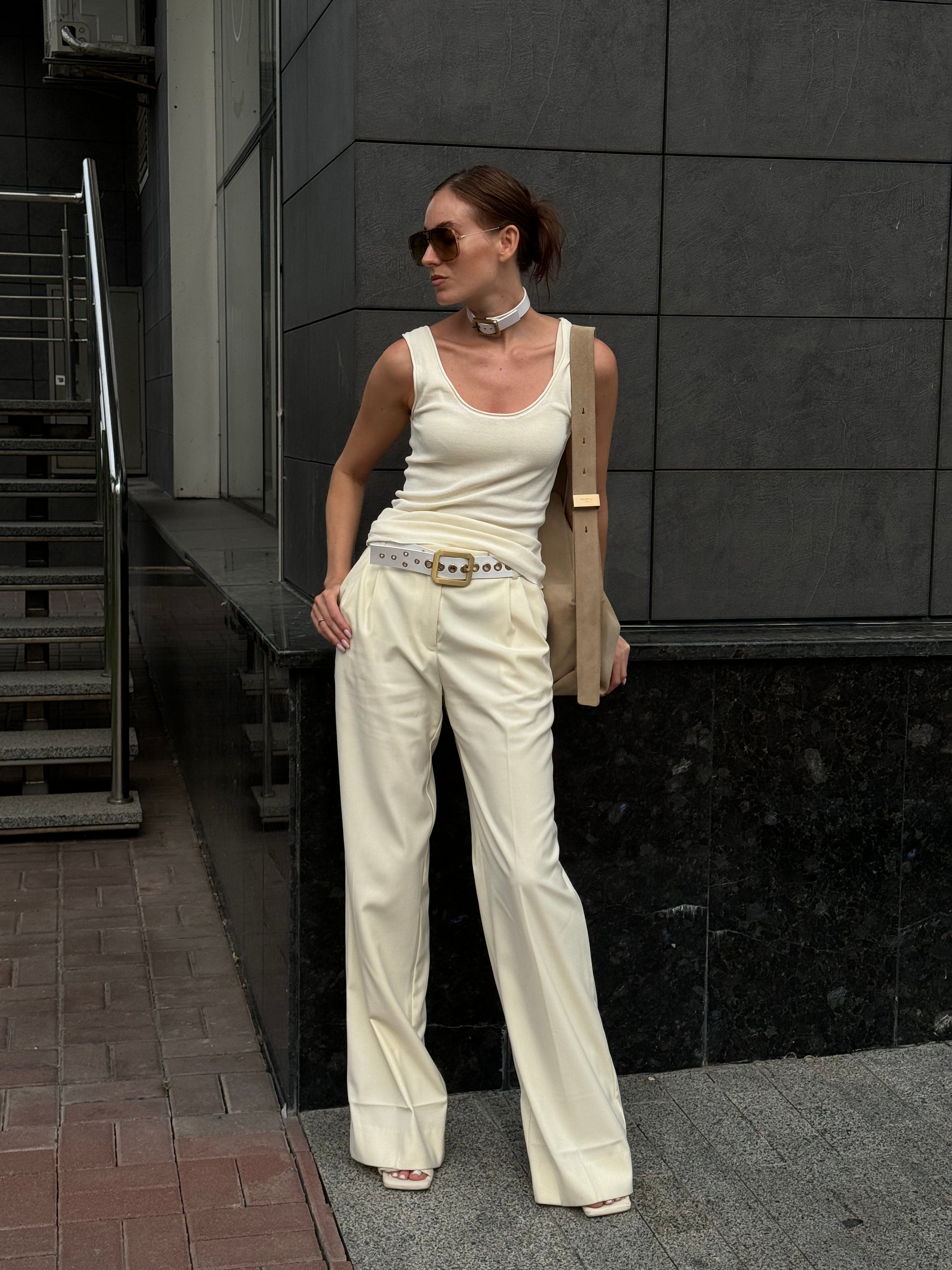 Belts Tote White