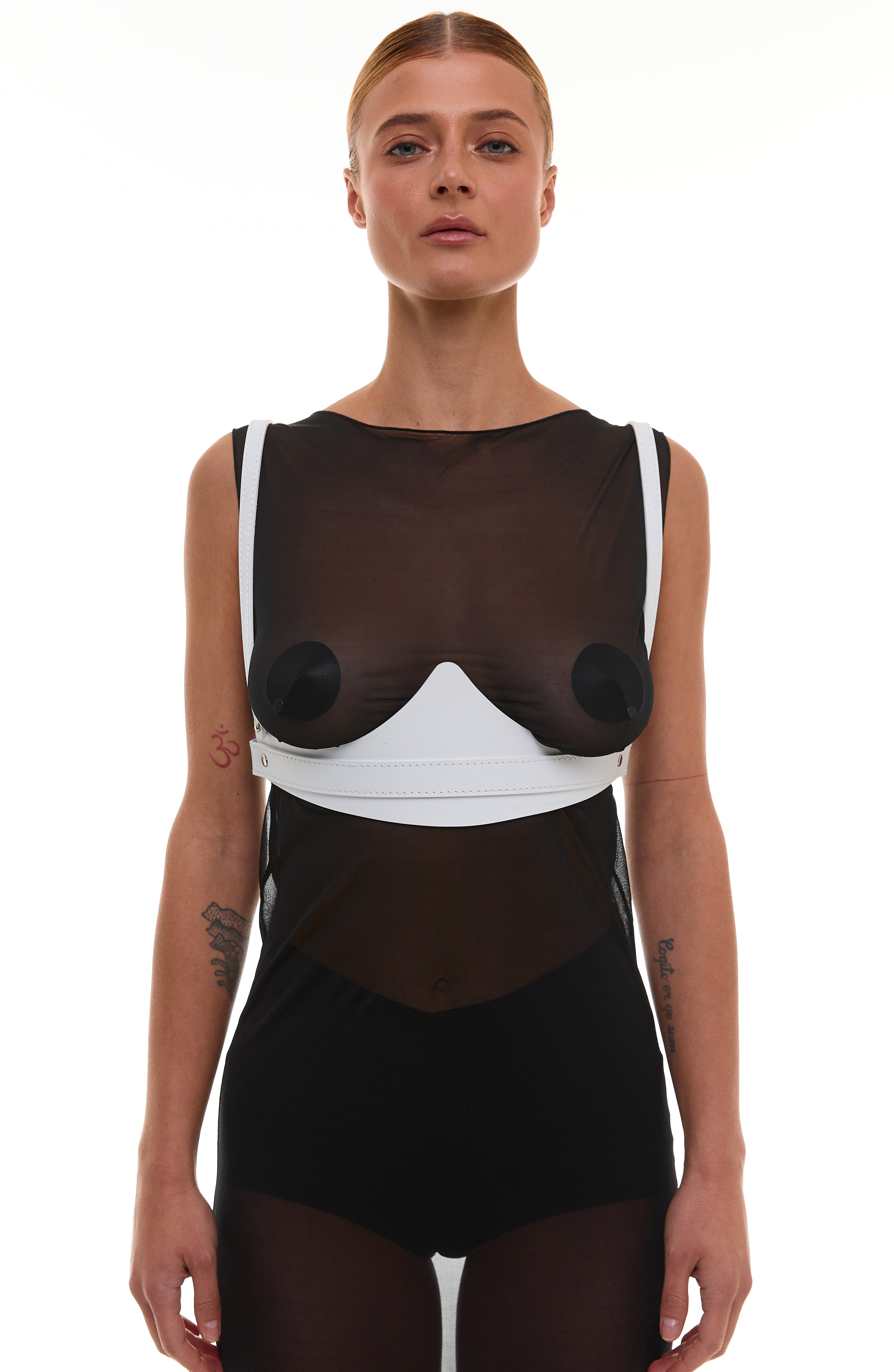 CUPLESS CORSET SELENE white