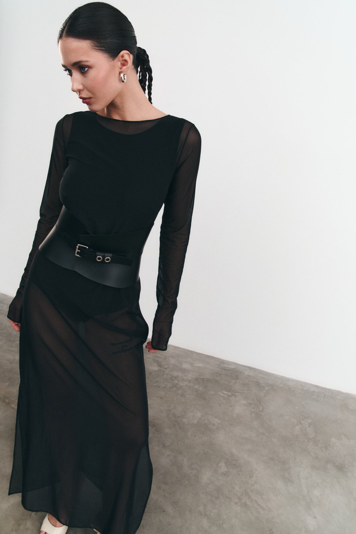 Dress with Bodysuit Shady Black
