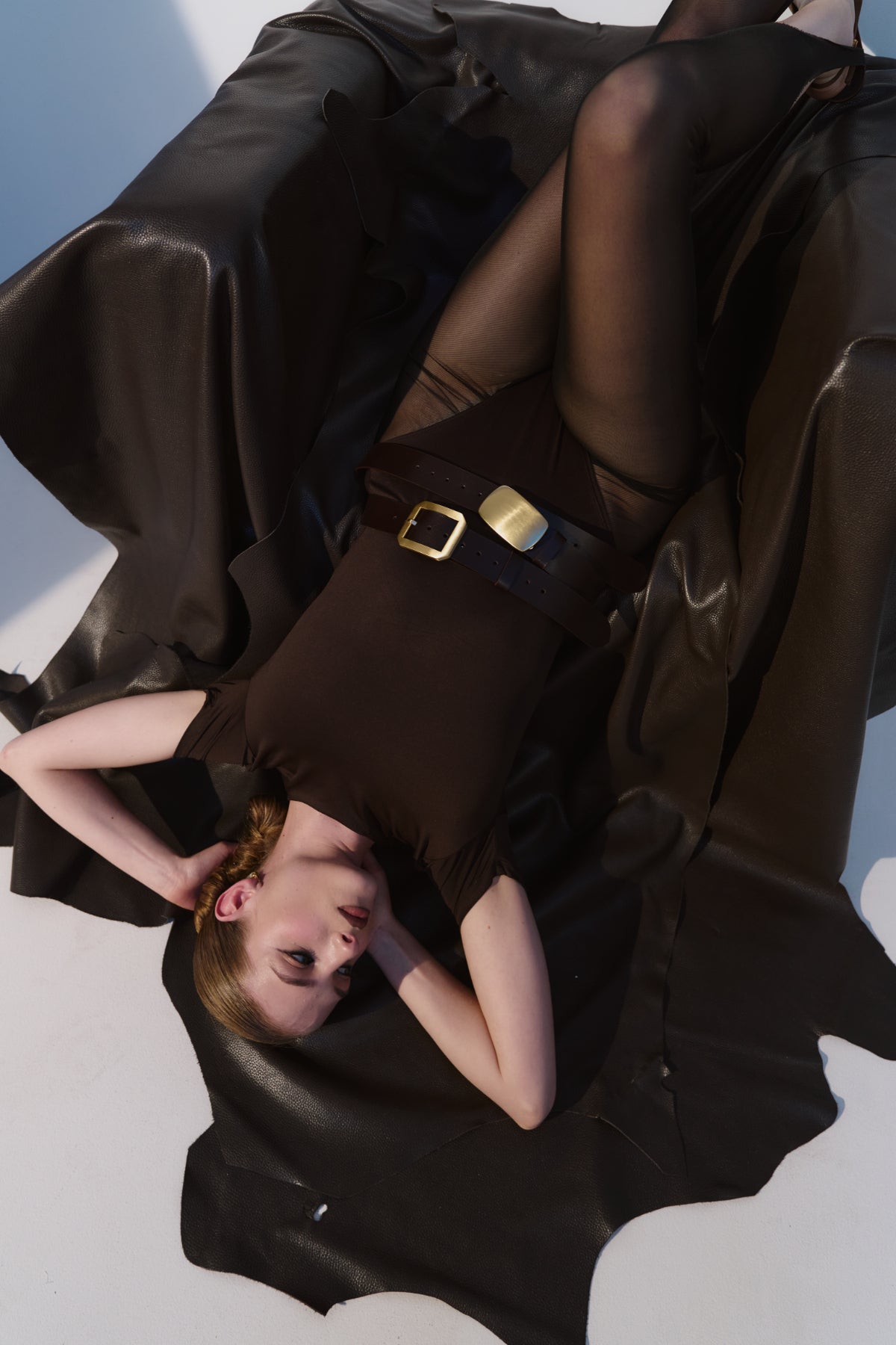 Set of Belts Aika and Lerona Chocolate