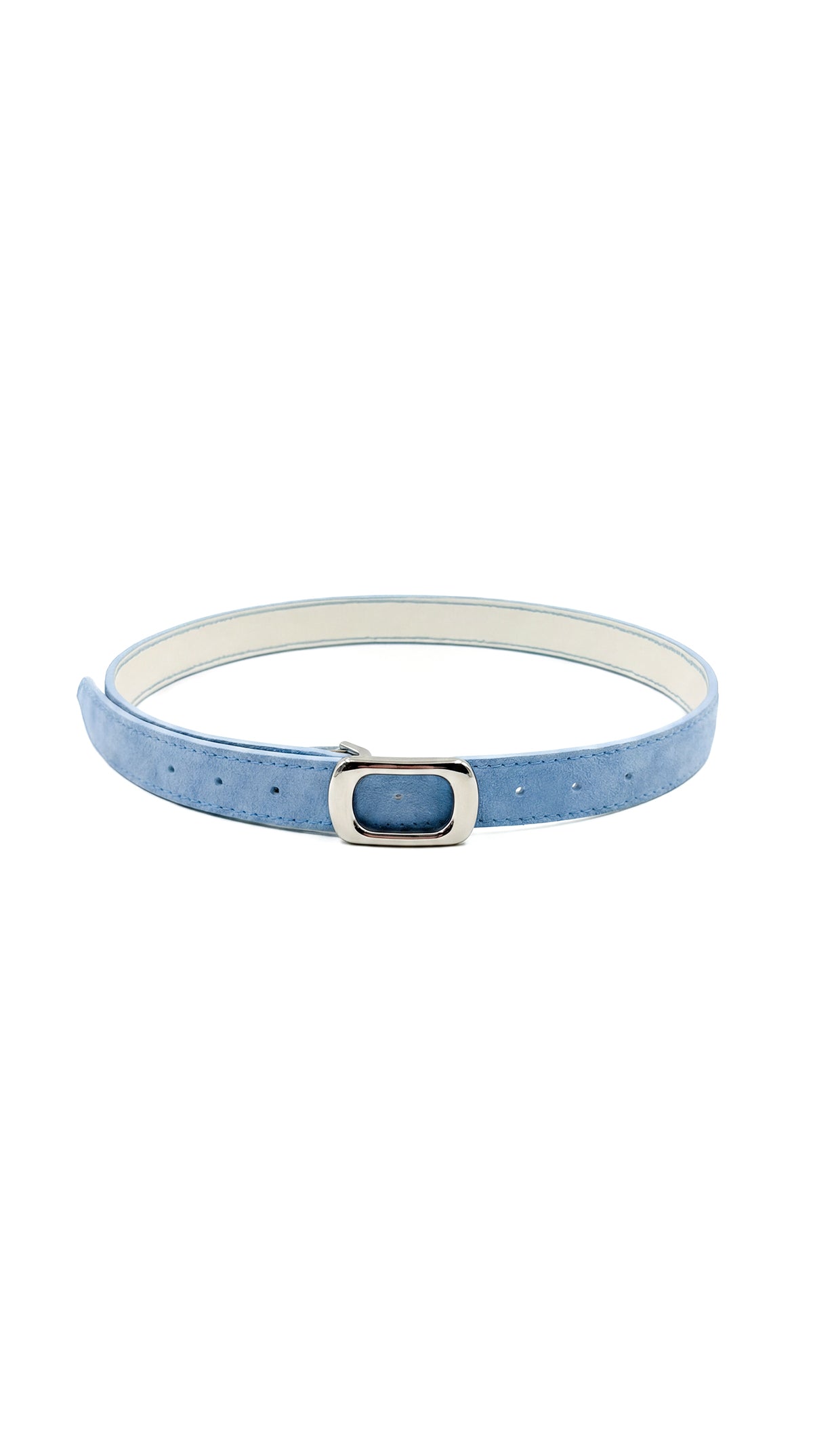 Belt Sati Blue Suede