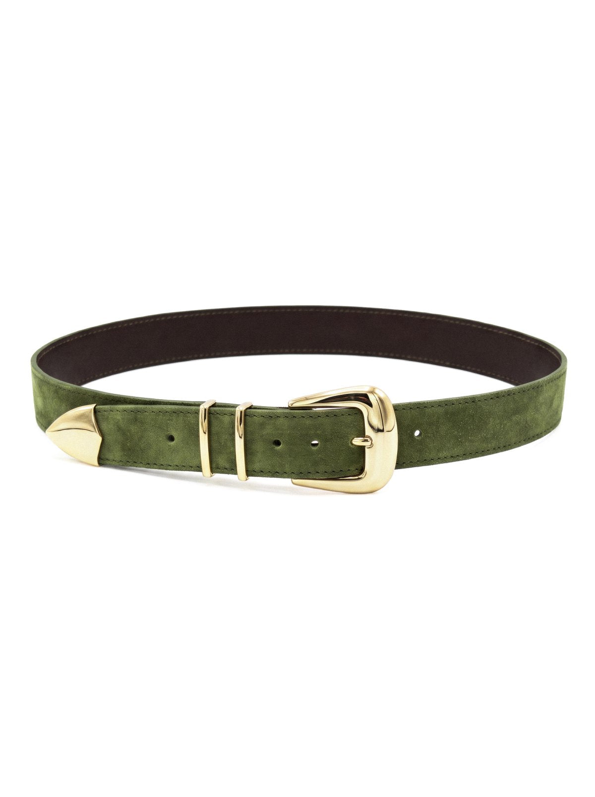 Belt SABLER Olive Suede