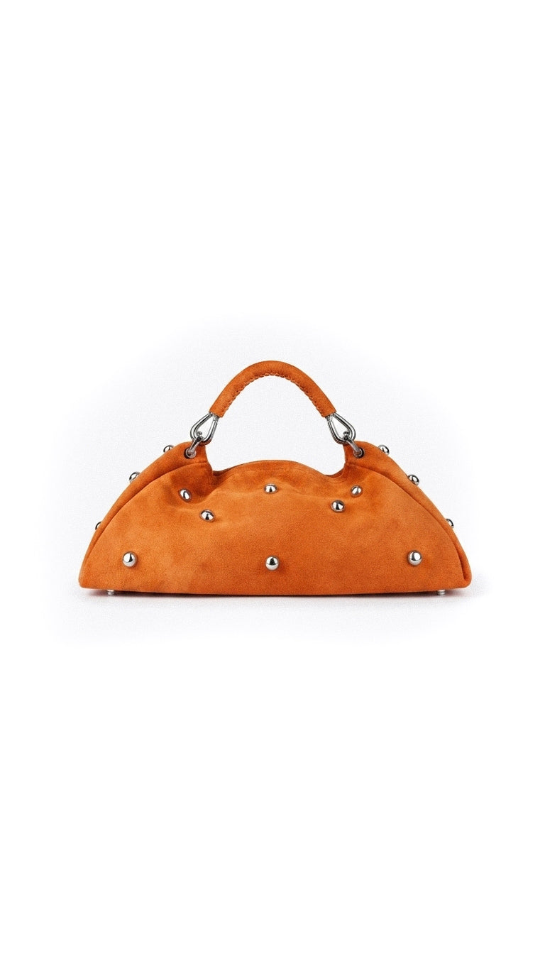 Bag ALMA Orange with half-sphere Studs