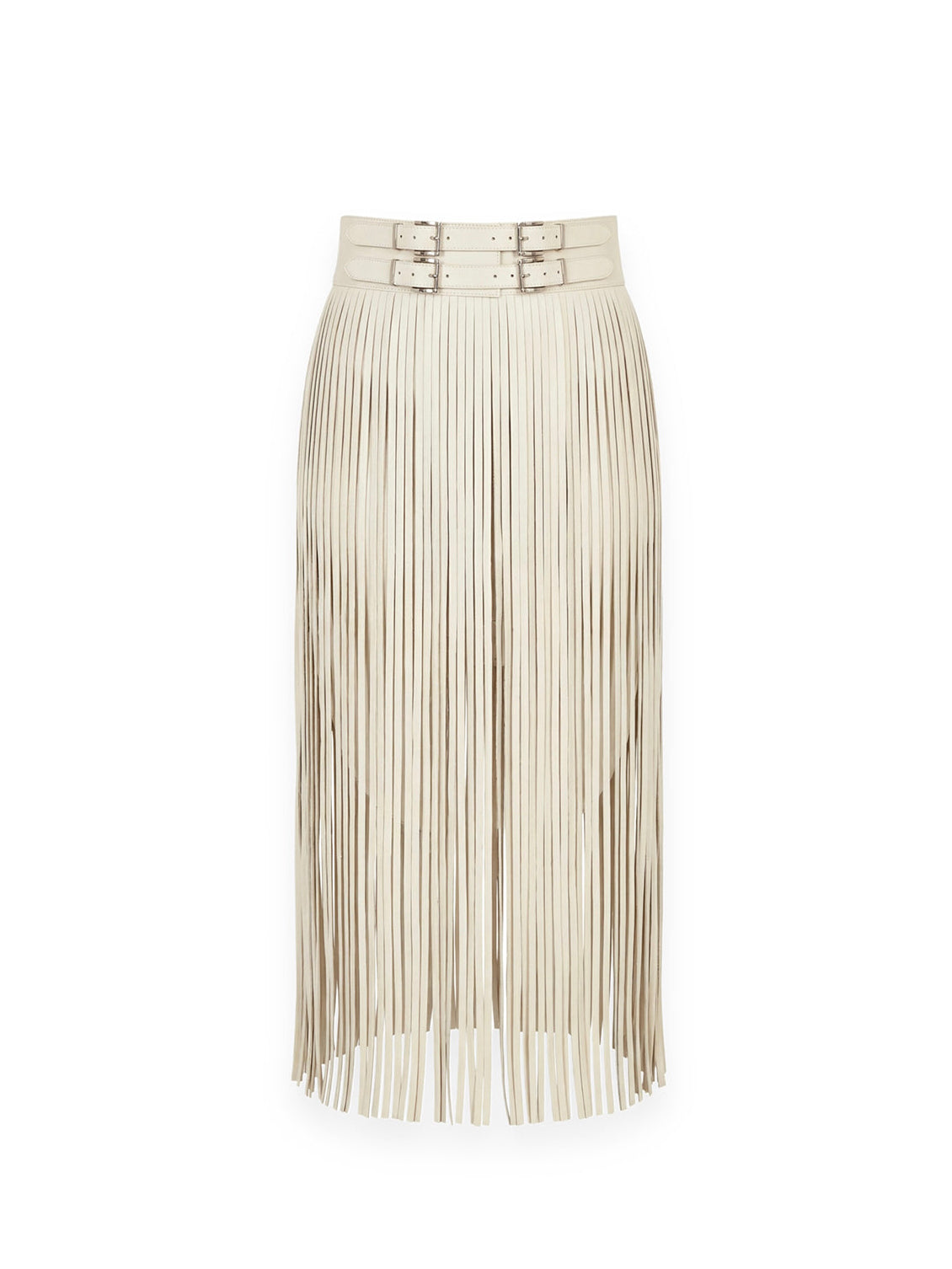 Belt fringe Avelot Milky White