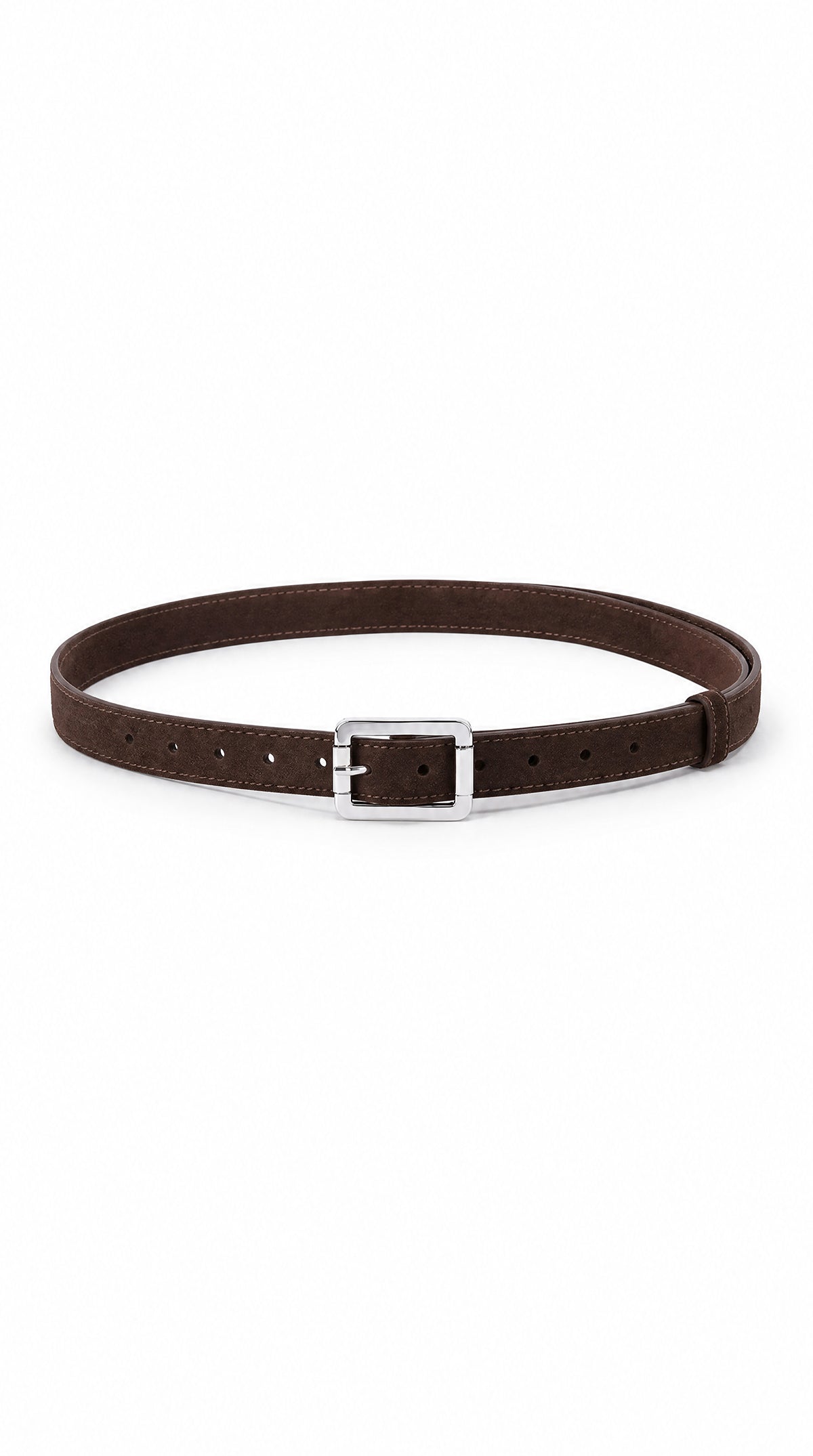 Belt Noxia Chocolate Suede