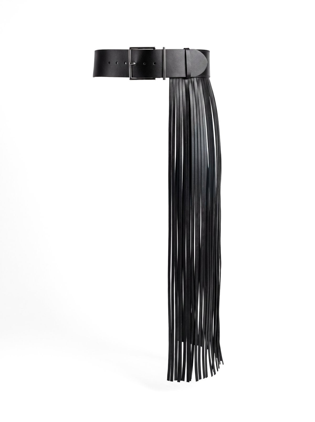 Belt SYRENE Black with Fringe