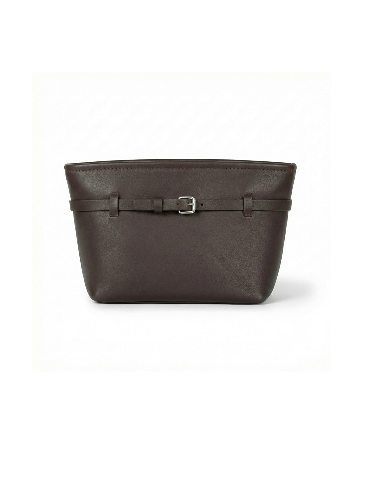 Makeup Bag with Strap Chocolate, L