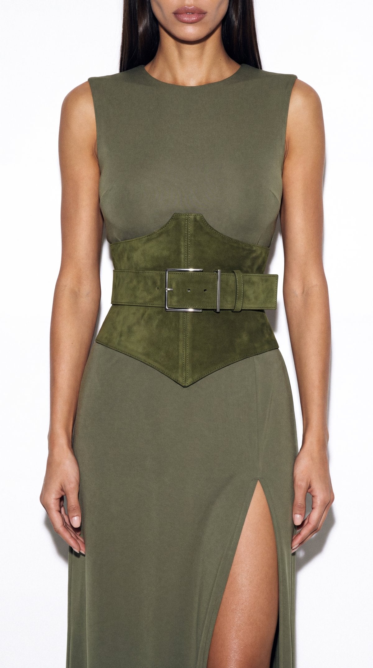 Corset CALISTA Olive Suede