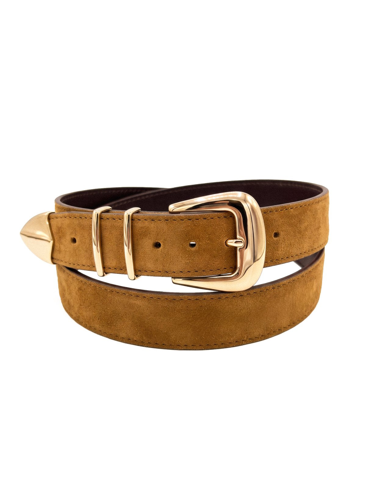 Belt SABLER Caramel Suede