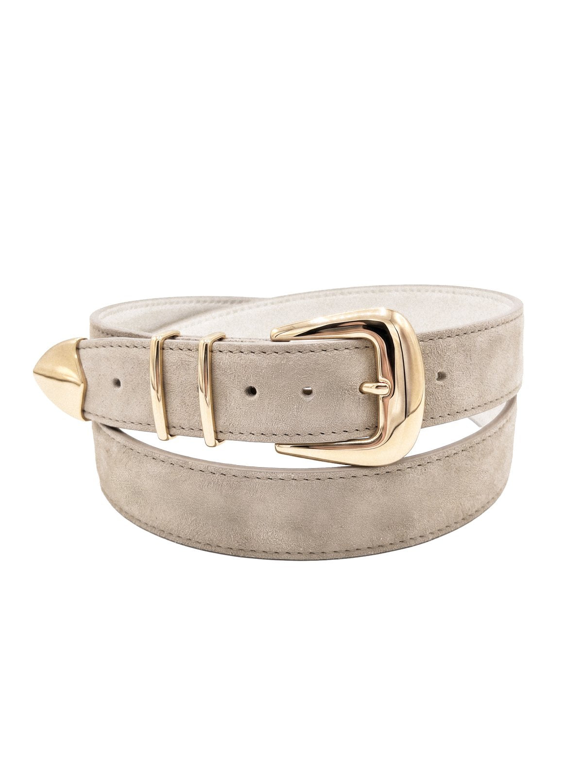 Belt SABLER Beige Suede