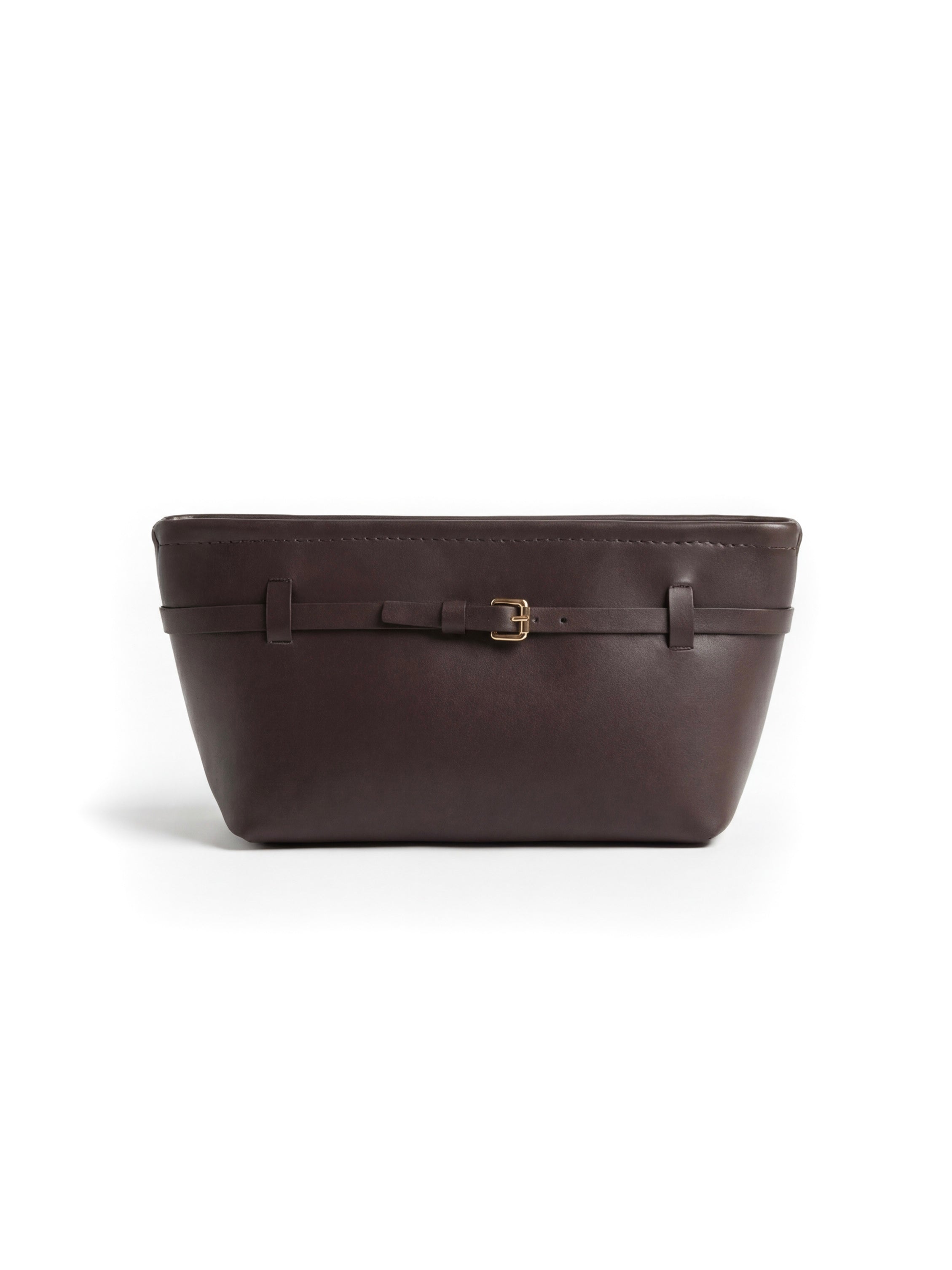 Makeup Bag with Strap Chocolate, S