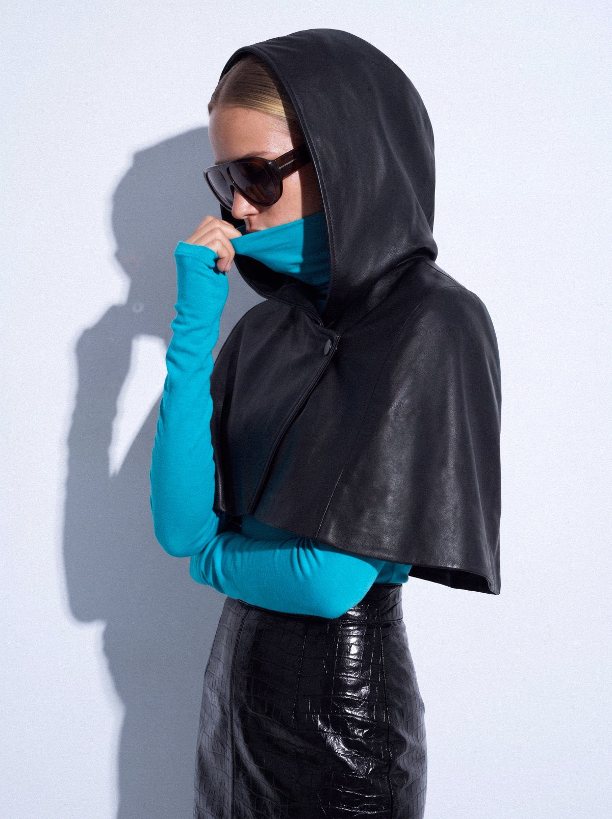 Cape with Hood KAEL Black