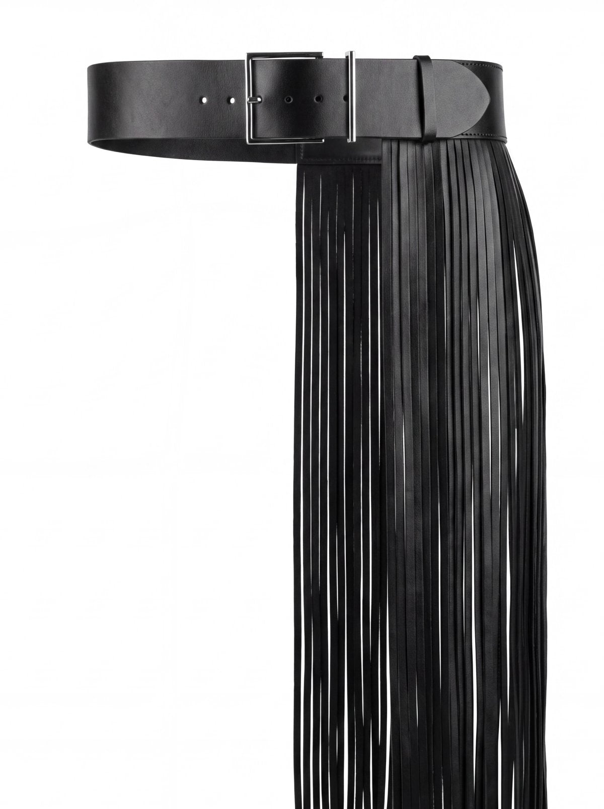 Belt SYRENE Black with Fringe