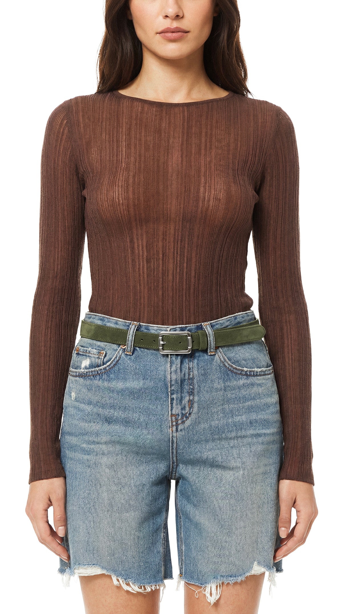 Belt Noxia Olive Suede