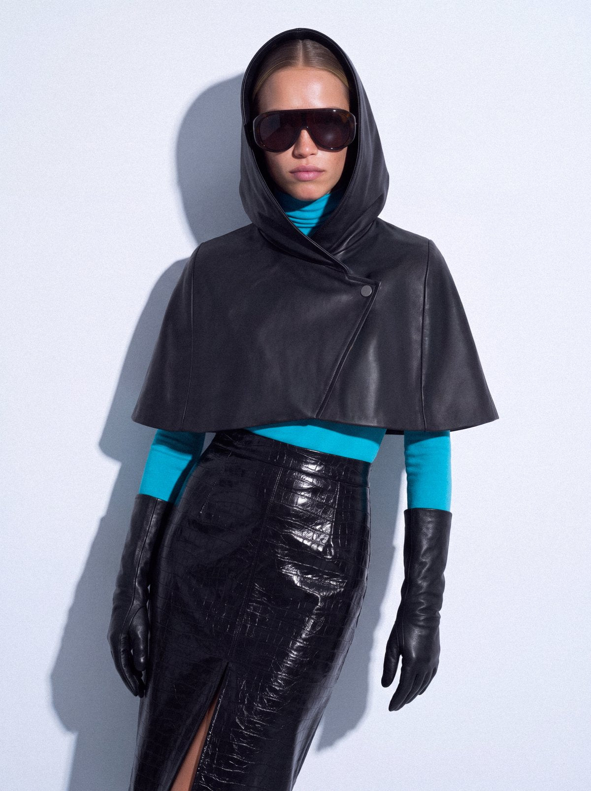 Cape with Hood KAEL Black