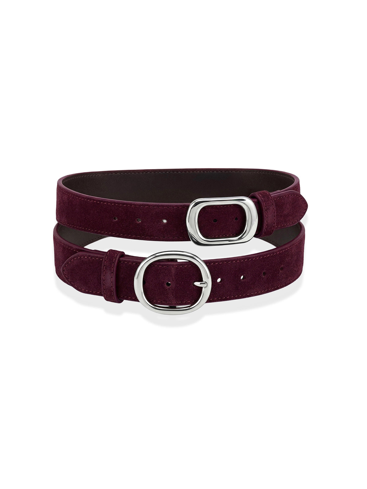 Belt NELA Burgundy Suede