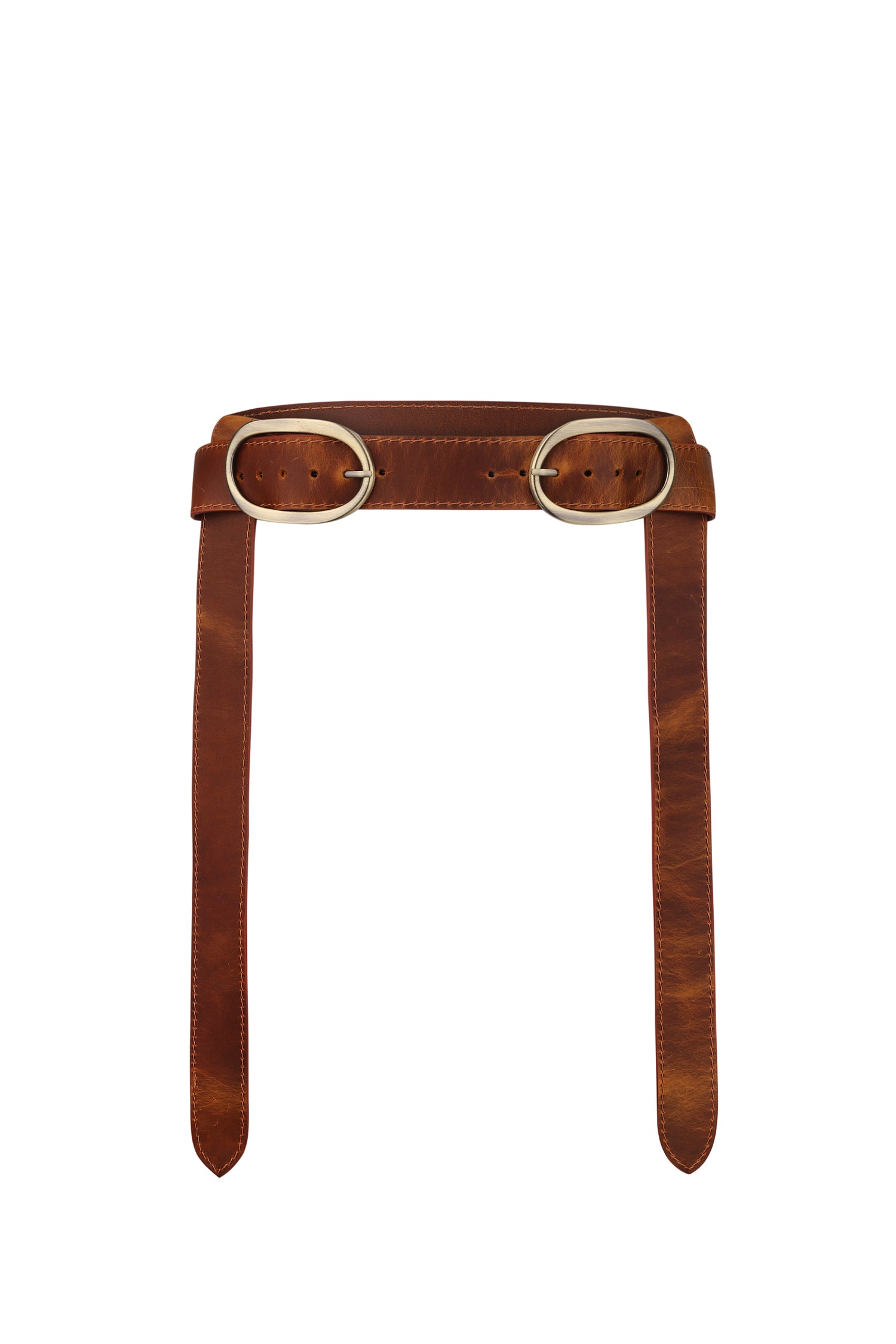Belt Row Brown crazy horse