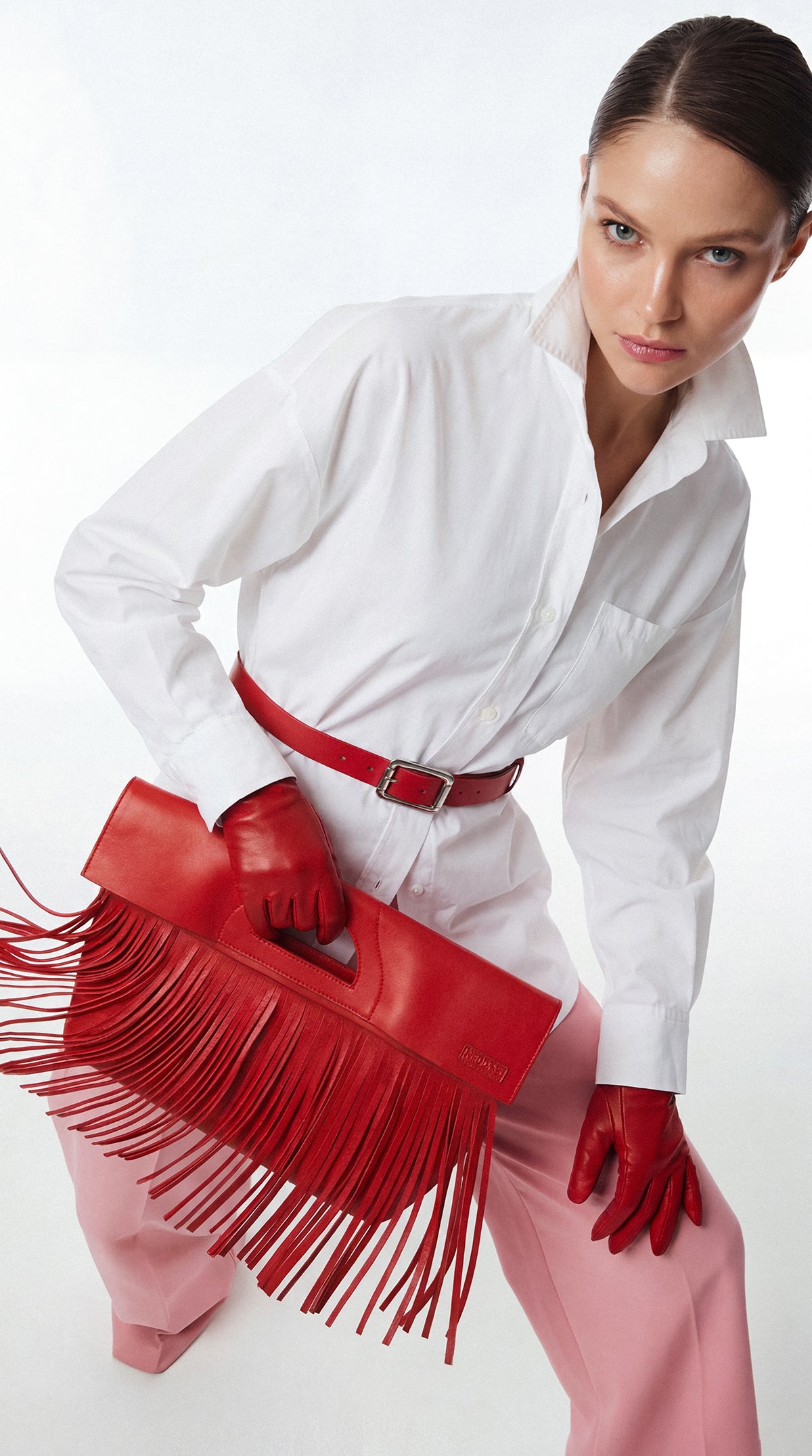 Bag RIGfringe Mini Red Smooth Leather