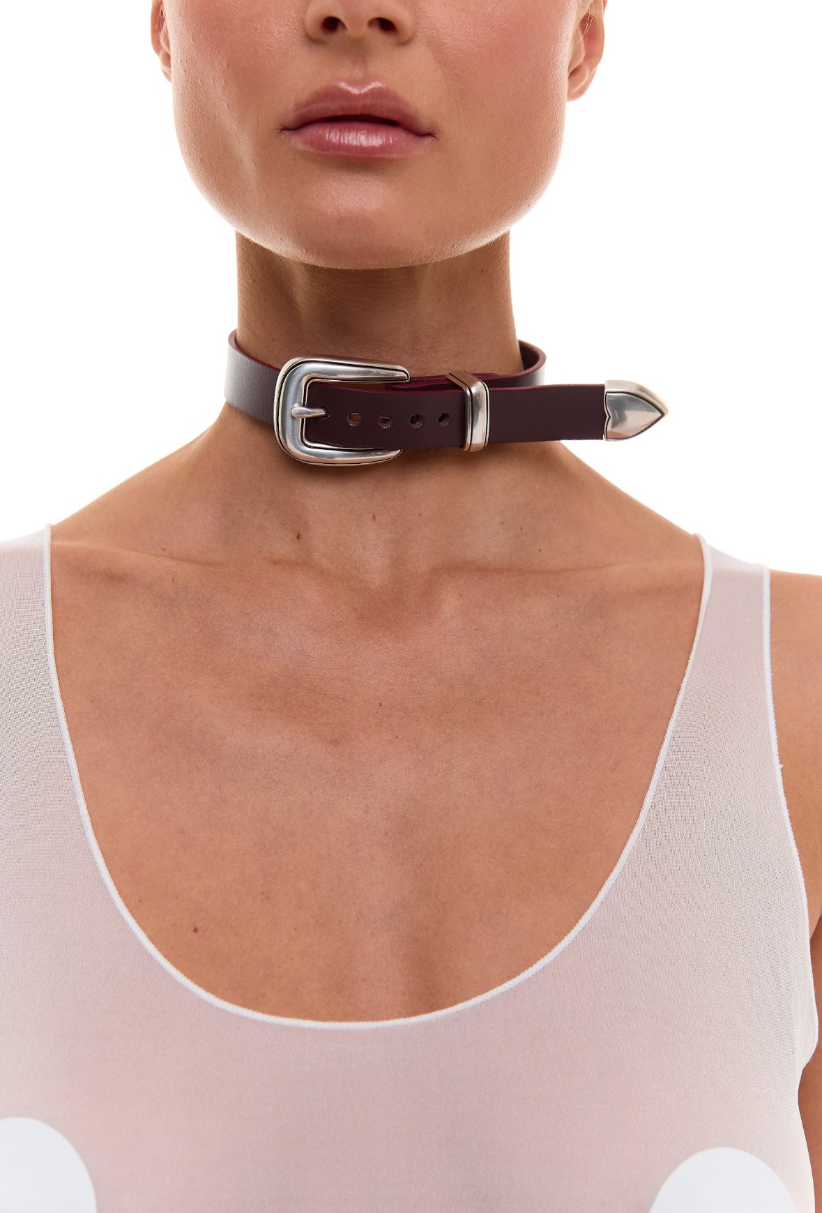 Choker Onyx Marsala