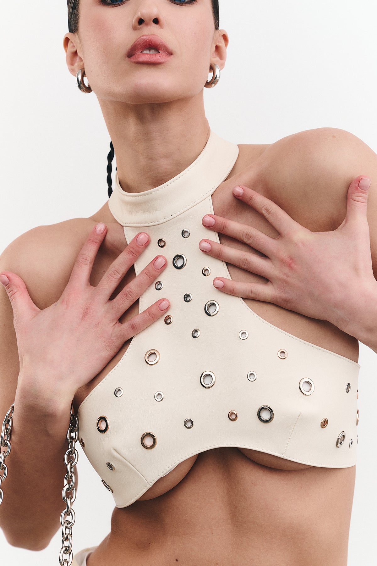 Top TAVISH Milky White