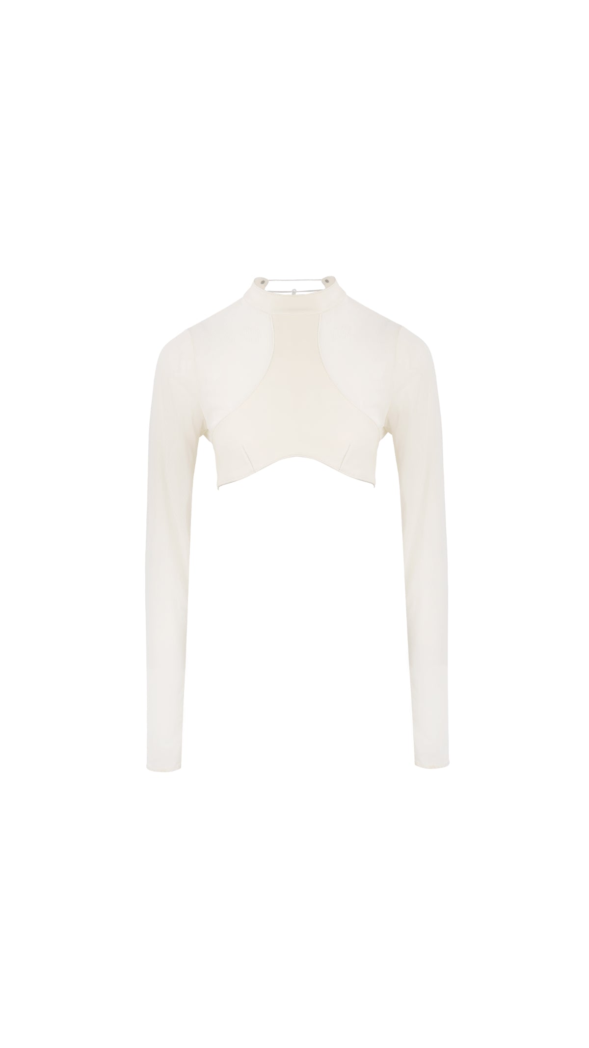 Top Tavish Long Milky White