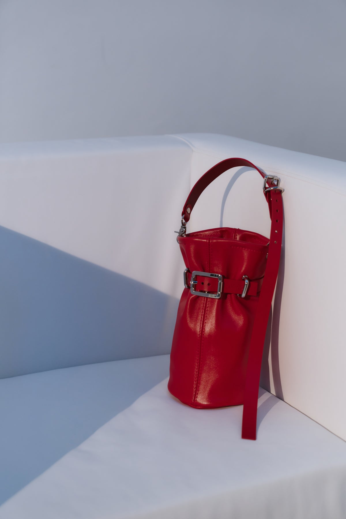 Bag Nikin 2.0 Red Smooth Leather