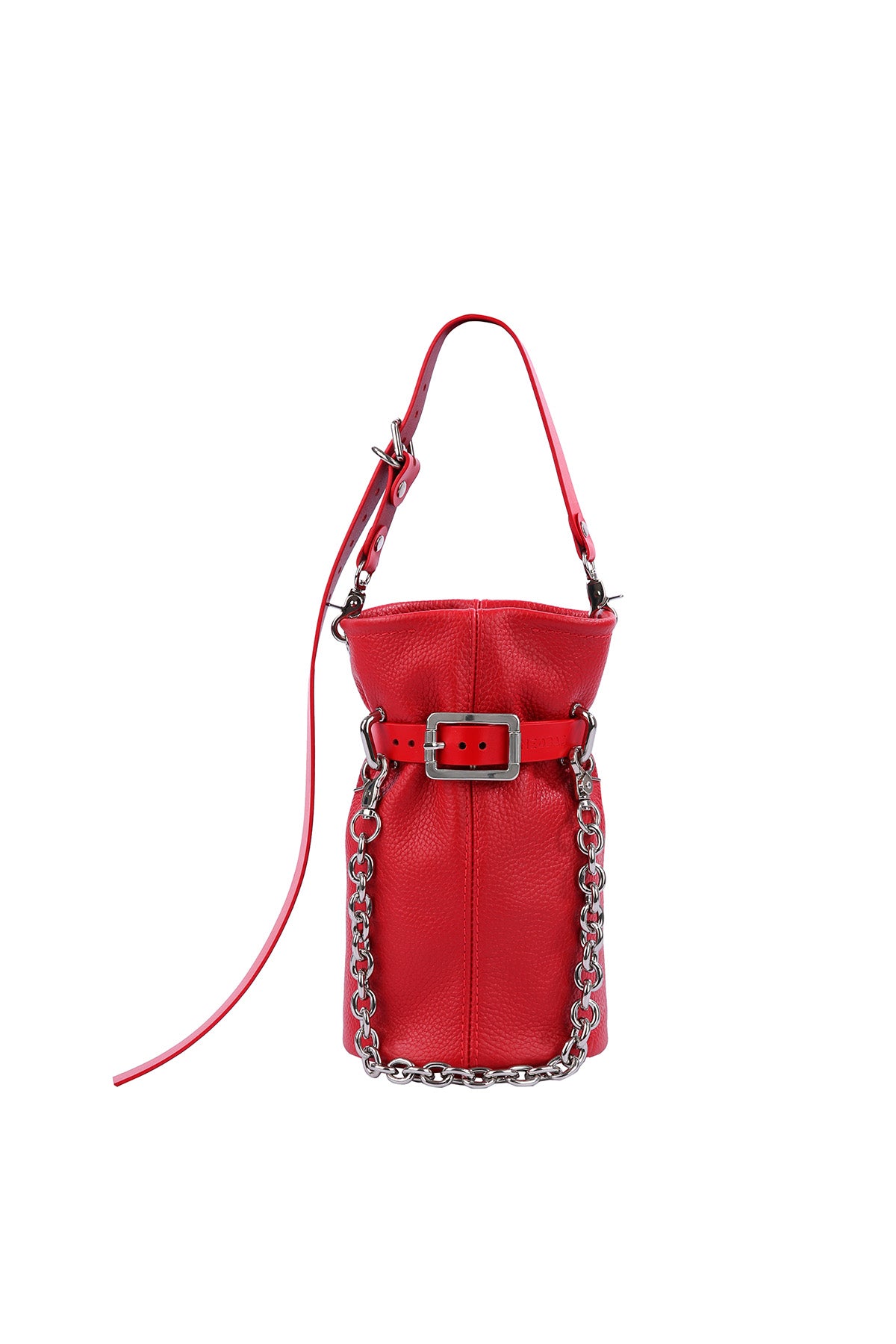 Bag Nikin 2.0 Red Textured Leather